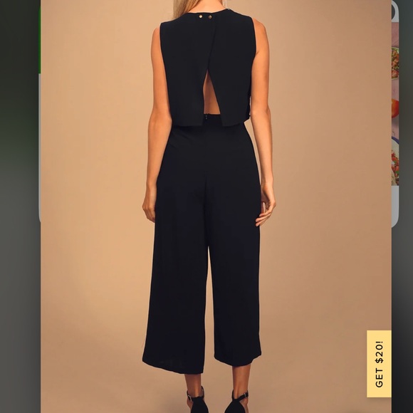 Lulus Black jumpsuit - Picture 2 of 6